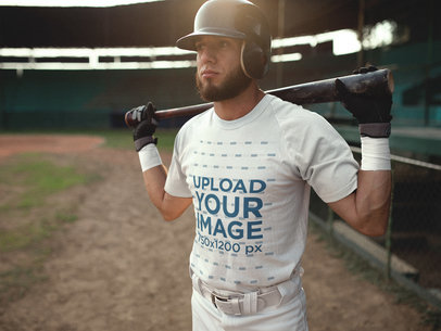 Baseball Uniform Builder - Batter in the Field