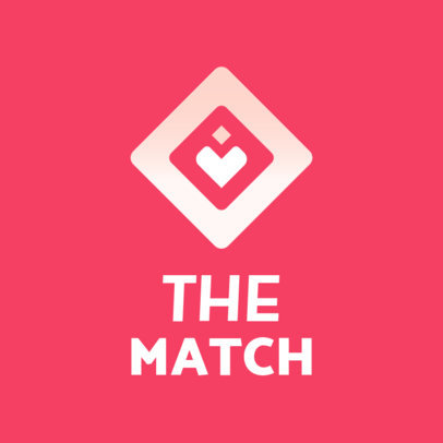 Placeit - Logo Template for a Match-Making Mobile App