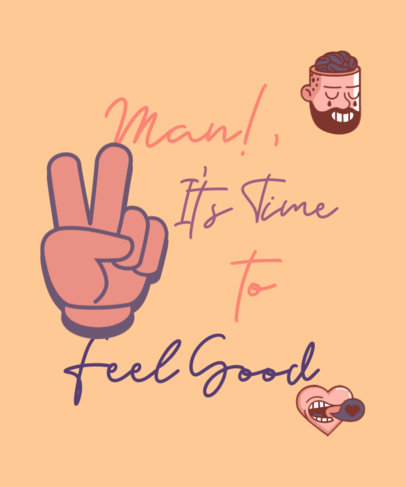 Placeit - T-Shirt Design Creator Featuring a Powerful Quote About New ...