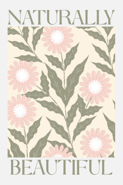Placeit - Poster Design Generator with Floral Illustrations and Unique ...