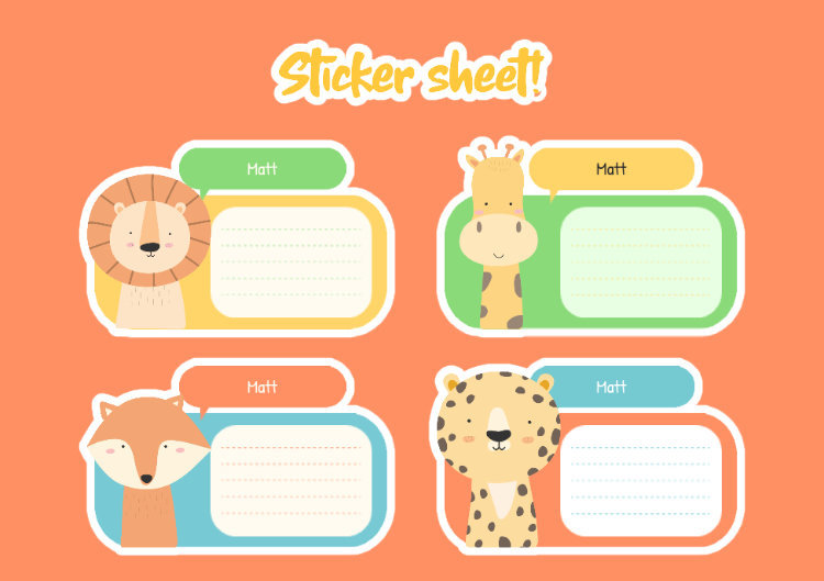 placeit-name-tag-design-template-with-cartoonish-zoo-animal-illustrations