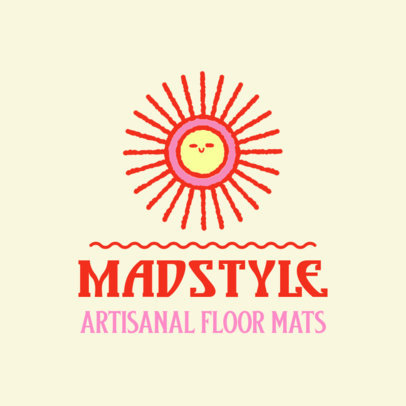 Placeit - Stylish Logo Generator for an Artisanal Rugs Shop