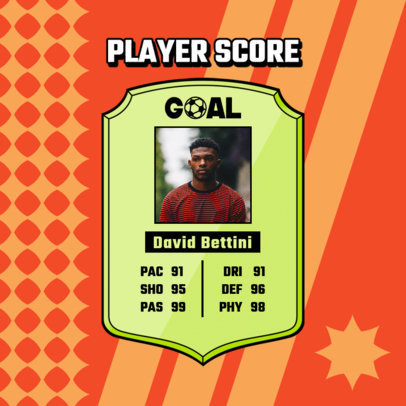 Placeit - Instagram Post Creator for Sports Streamers with a Player ...