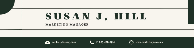 Placeit - Marketing Manager LinkedIn Banner Maker Featuring a Simple Layout