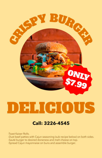 Placeit Customizable Flyer Template For Healthy Restaurants