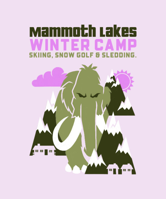 Placeit - T-Shirt Design Generator for a Snow Golf Course Featuring a ...