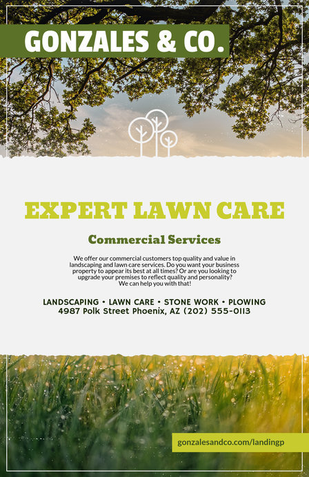 Placeit Online Flyer Maker for Landscaping Flyers
