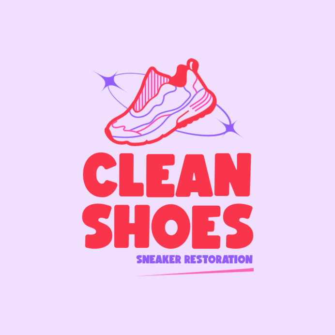 Placeit Shoe Restoration Business Logo Creator with a Sneaker Graphic