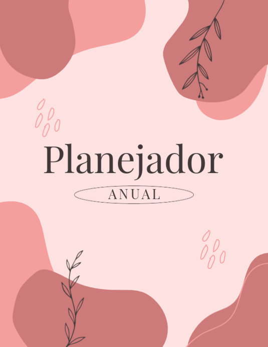 Placeit Planner Cover Design Generator Featuring Abstract Shapes