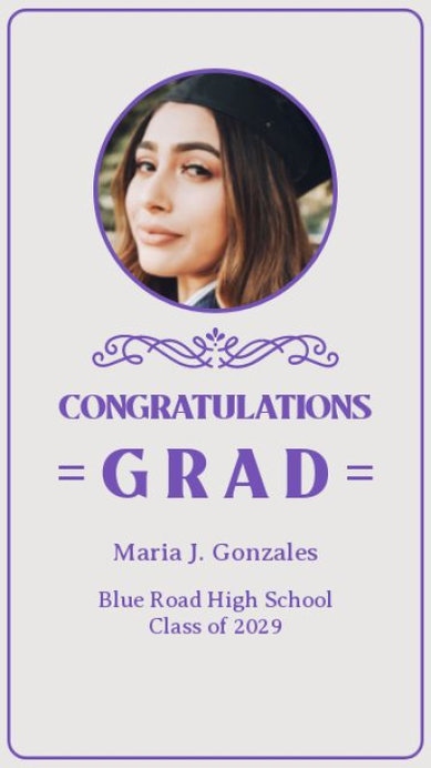 Placeit - Graduation-Themed Instagram Story Video Maker With a ...