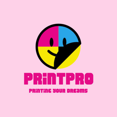 Placeit - Colorful Logo Generator for a Printing Shop