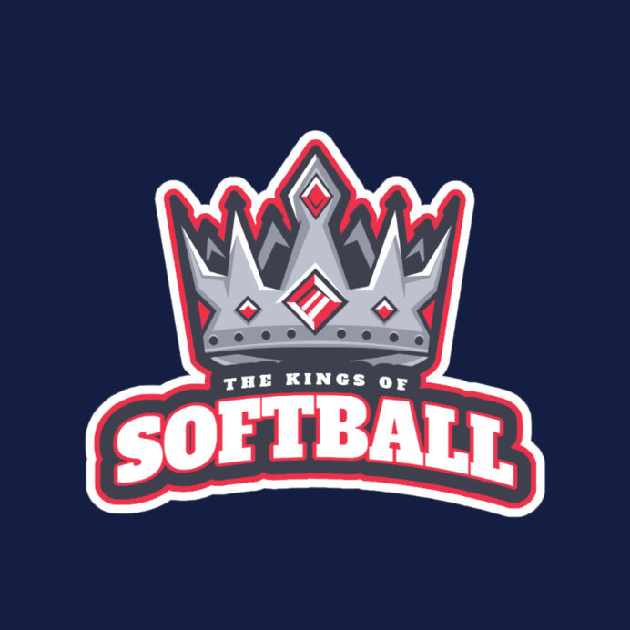 Placeit Softball Logo Maker With Cartoon Graphics