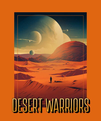 Placeit - T-Shirt Design Creator Inspired by Dune Featuring AI ...