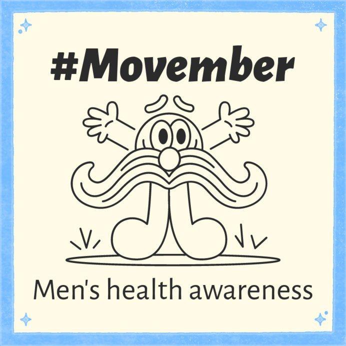 Placeit - Illustrated Instagram Post Creator With a Cartoonish Mustache