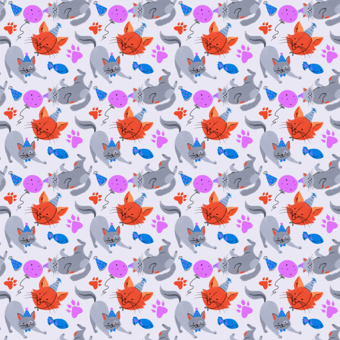 placeit-print-pattern-design-generator-for-a-cat-s-birthday-wrapping