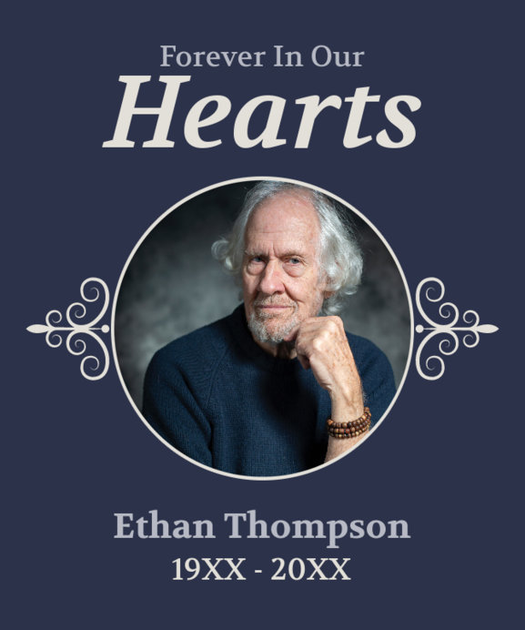 Placeit T Shirt Design Template with a Picture and a Heartfelt