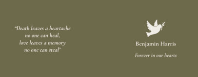 Placeit - Mug Design Template With a Sympathy Message for a Memorial ...