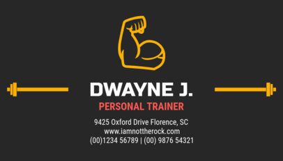 placeit personal trainer business card template personal training business card