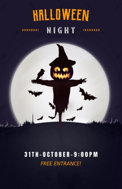 placeit flyer template to design halloween party flyers