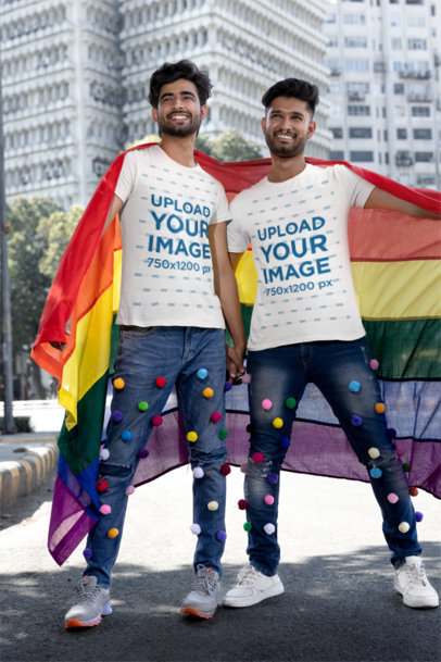 Placeit - Scott International Mockup Featuring a Happy Gay Couple ...