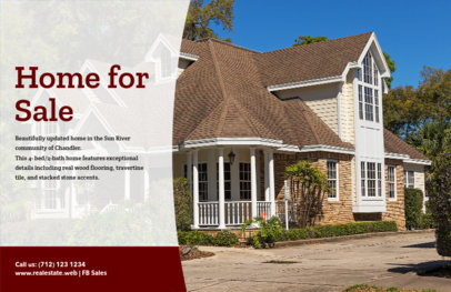 placeit real estate agent flyer template with customizable images