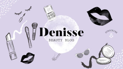 Placeit Youtube Banner Maker For Beauty Channels