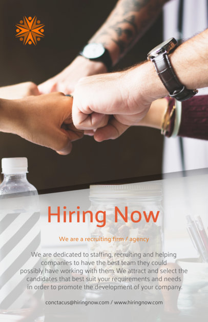placeit hr job posting flyer design template