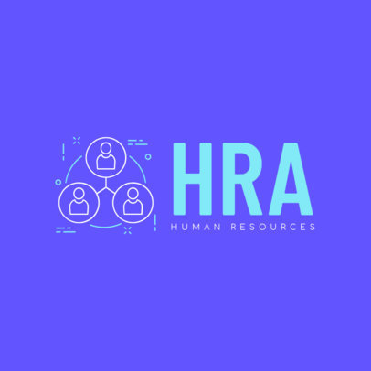 Bright Human Resources Business Logo Template