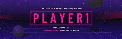 Placeit Twitch Banner Template With Retro Futuristic Visuals There are innumerable ways to communicate information. placeit twitch banner template with