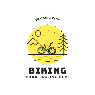 biking logo maker choose from more than 32 logo templates bike logo