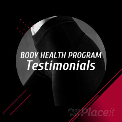 Slideshow Maker for a Fitness Testimonial Video 925