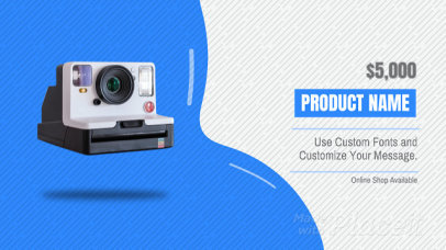 Slideshow Maker for an Animated Product Video with Minimalistic Transitions 1265