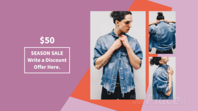 Slideshow Video Maker for a Fashion Product Overview Video 1262 