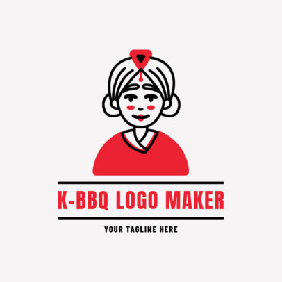 Korean Food Logo Maker Online Logo Maker Placeit