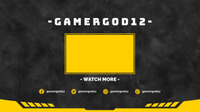 Placeit Simple Youtube End Card With A Watch More Videos Panel And press the ()bell icon. simple youtube end card with a watch