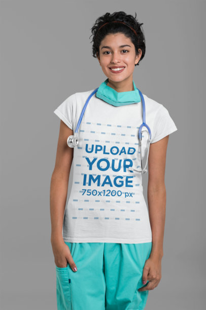 Download Free Health Medical Mockup Generator Try 15k Mockups For Free Placeit PSD Mockup Template