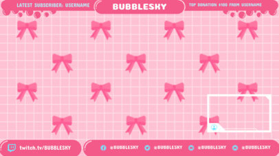 Placeit - 8-Bit Twitch Overlay Template with Webcam Frame