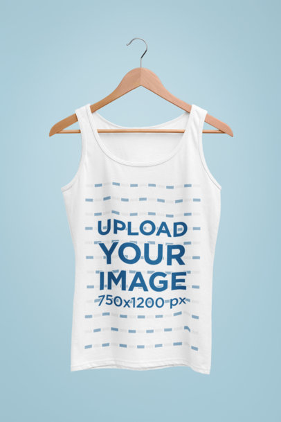Download Get Sleeveless Shirt On Hanger Mockup Gif Yellowimages ...