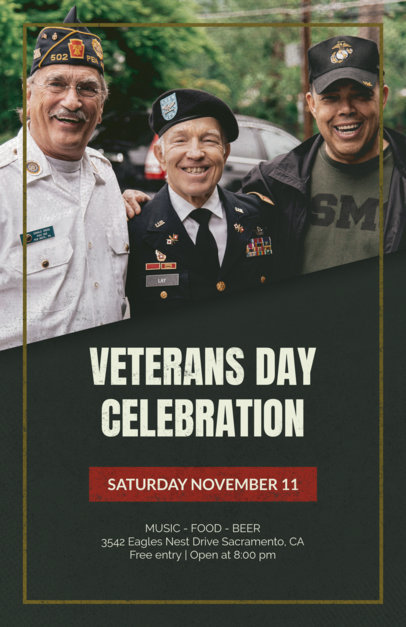placeit veterans day flyer generator for an honoring online flyer generator