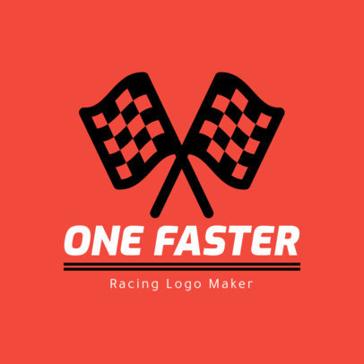Placeit - Racing Logo Maker Featuring Racing Flags