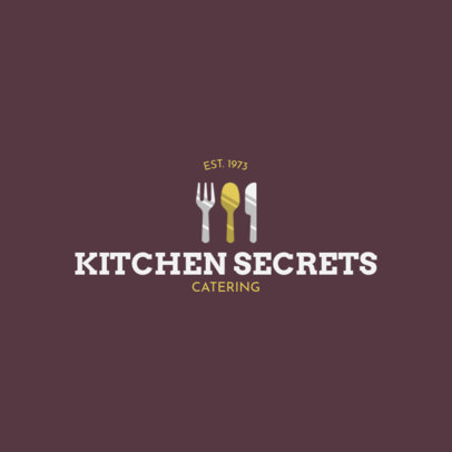 Placeit Modern Logo Generator For A Catering Services Company
