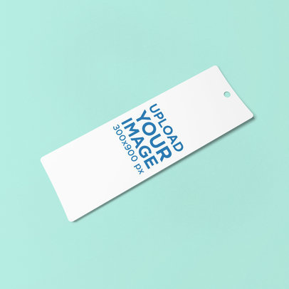 Download Placeit Bookmark Mockup With A Solid Color Backdrop