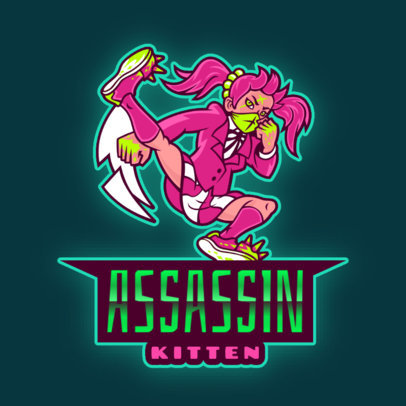 Placeit Online Logo Maker Featuring An Anime Character