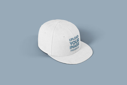 Download Get Snapback Cap With Sticker Mockup Left Half Side View ...
