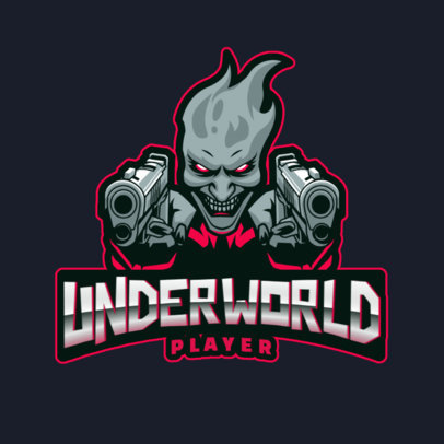 Placeit Horror Themed Logo Maker With An Evil Ghost Character
