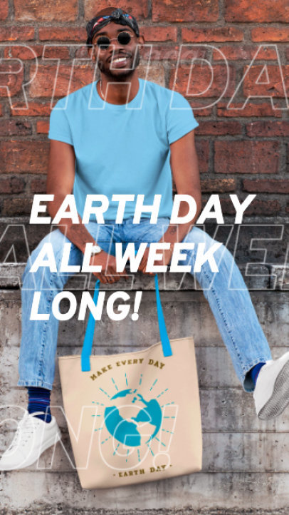 Earth Day Instagram Story Video Maker for a Sale 1367c 1836