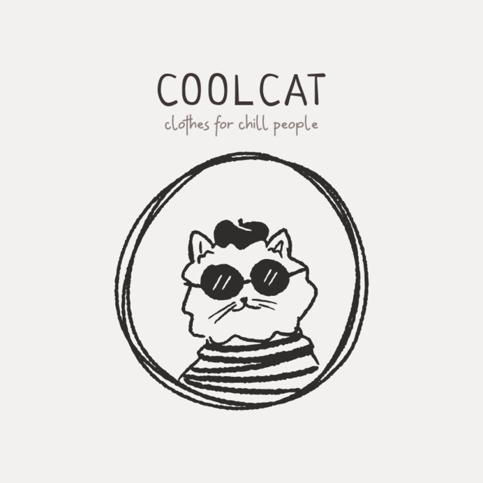 Clothing brand with cat logo deals