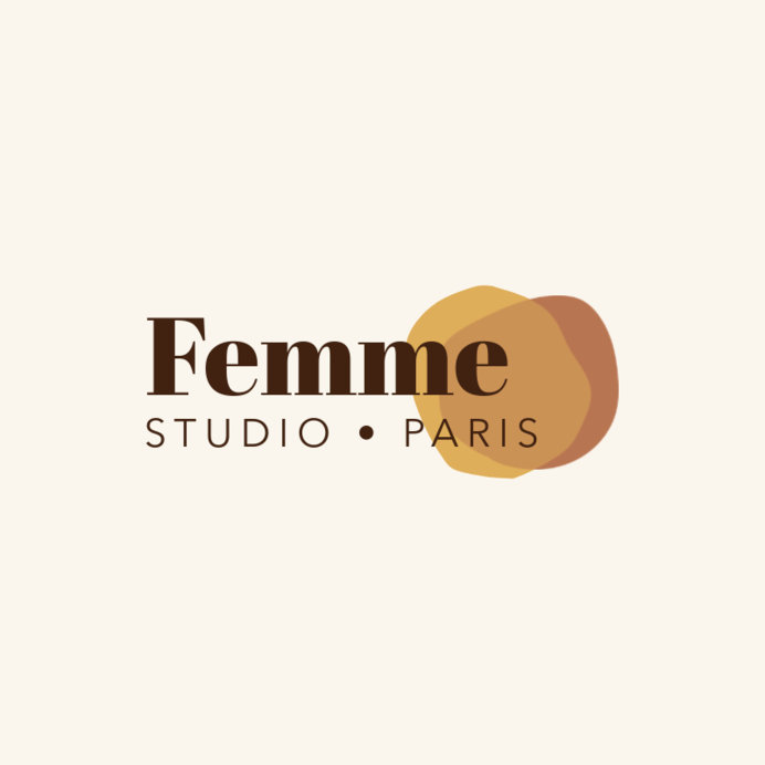 Placeit Feminine Clothing Brand Logo Maker with Abstract Icons