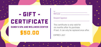 scentsy gift certificate printable