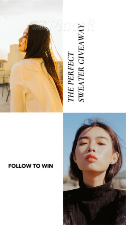 Modern Instagram Story Video Generator With a Minimal Style for a Fashion Brand 1565e 1791